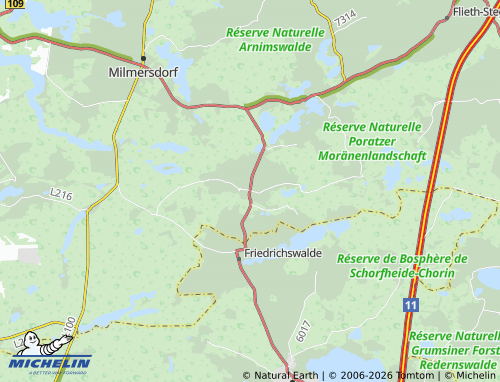 MICHELIN Temmen-Ringenwalde map - ViaMichelin