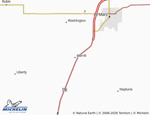 Mapa MICHELIN Merrill - ViaMichelin