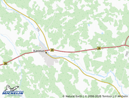 MICHELIN Perttu map - ViaMichelin