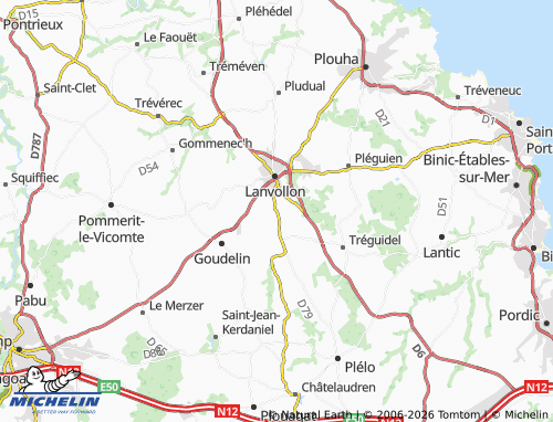MICHELIN Tressignaux map - ViaMichelin