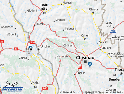 Mapa MICHELIN Călărași - ViaMichelin