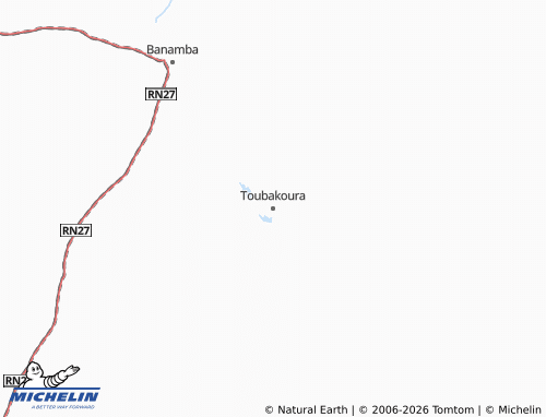 Kaart MICHELIN Toubakoura - ViaMichelin