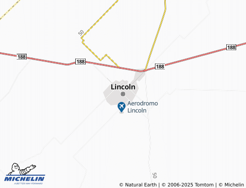 MICHELIN Lincoln map - ViaMichelin