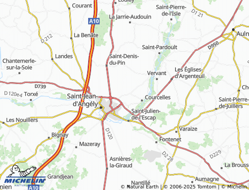 MICHELIN Orioux map - ViaMichelin