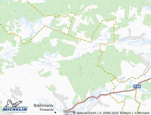 MICHELIN Kutianka map - ViaMichelin