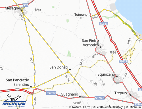 Mapa MICHELIN Curtipitrizzi - ViaMichelin