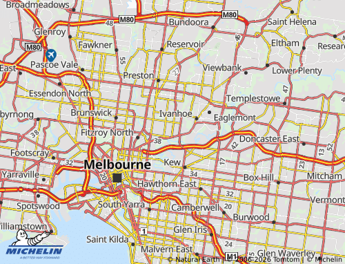 MICHELIN Fairfield map - ViaMichelin
