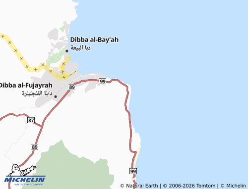 MICHELIN Al Faqeet map - ViaMichelin