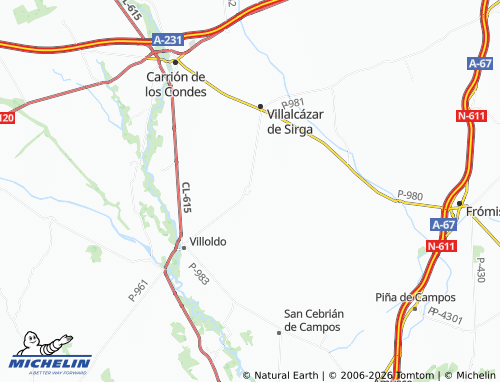 MICHELIN Lomas map - ViaMichelin
