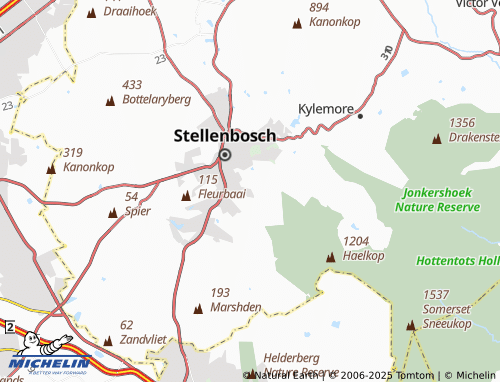 MICHELIN Brandwacht map - ViaMichelin
