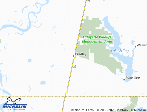 Carte MICHELIN Bradley - ViaMichelin