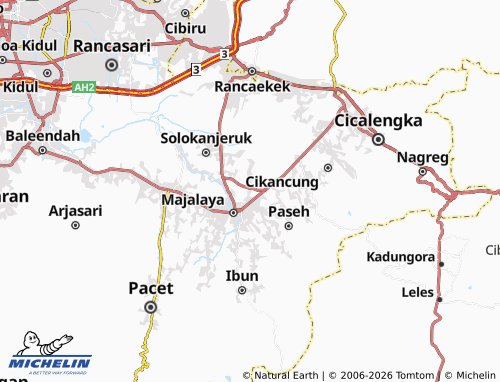 Carte MICHELIN Bojong - ViaMichelin