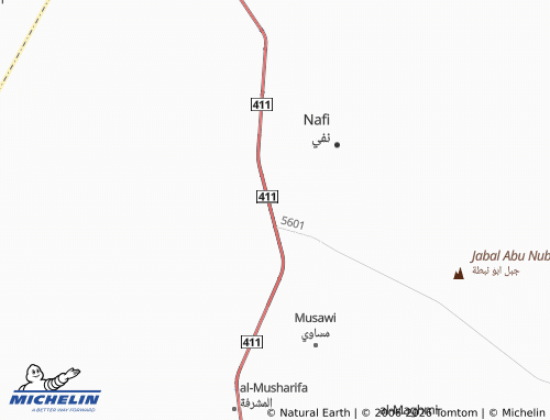 MICHELIN-Landkarte al-Shamali - ViaMichelin