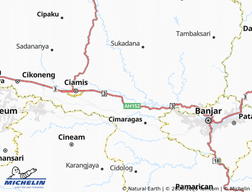 Mapa MICHELIN Cijeungjing - ViaMichelin