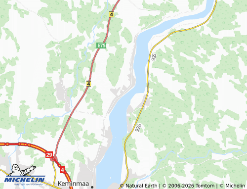 MICHELIN Liedakkala map - ViaMichelin