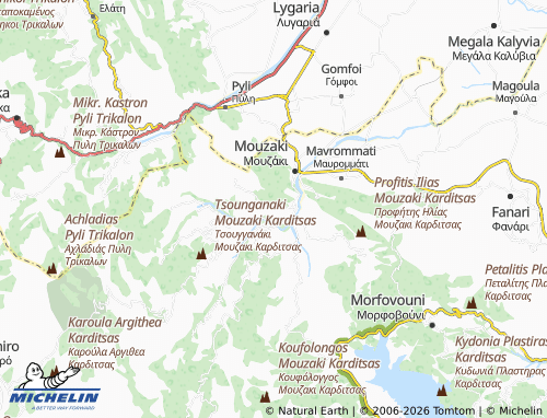 MICHELIN Meligos map - ViaMichelin