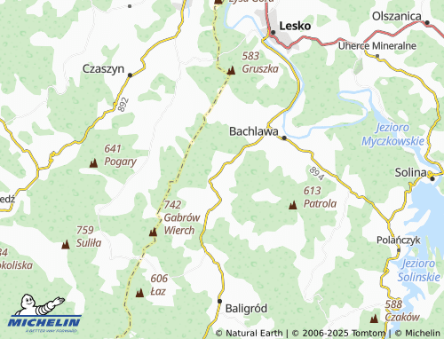 Mapa MICHELIN Nowosiółki - ViaMichelin