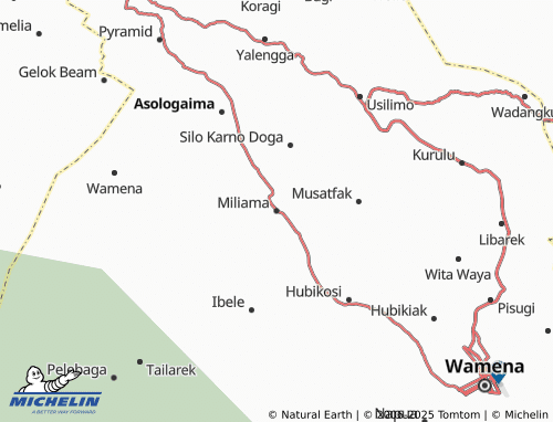 MICHELIN Miliama map - ViaMichelin