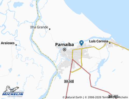 Mappa MICHELIN Parnaíba - ViaMichelin