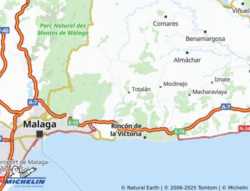 MICHELIN Los Castillos map - ViaMichelin