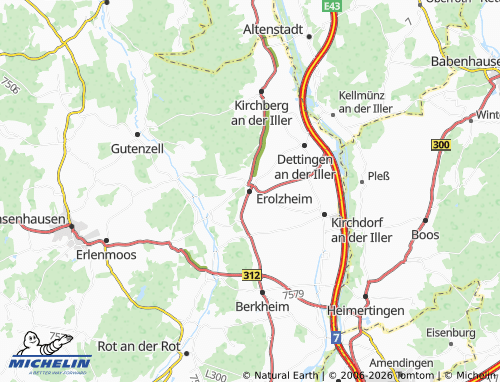 Mapa MICHELIN Erolzheim - ViaMichelin