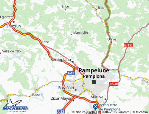 MICHELIN Berriosuso map - ViaMichelin