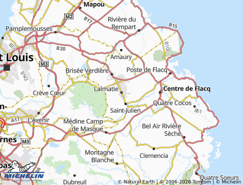 Mapa MICHELIN Lalmatie - ViaMichelin