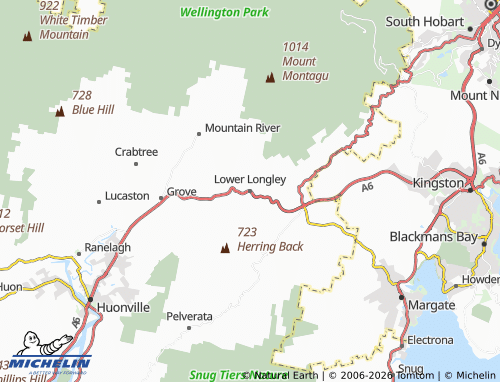 Mapa MICHELIN Lower Longley - ViaMichelin