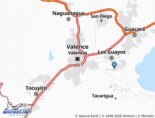 Carte MICHELIN Valence - ViaMichelin