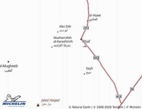 Mappa MICHELIN al-Khafeefiya - ViaMichelin