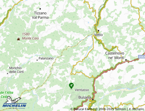 MICHELIN-Landkarte Cerreggio - ViaMichelin