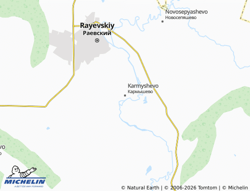 MICHELIN-Landkarte Karmyshevo - ViaMichelin