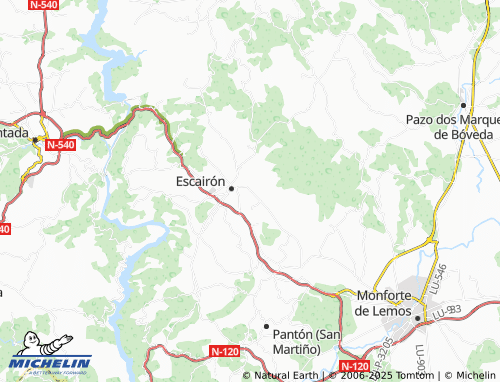MICHELIN Vilasante (San Salvador) map - ViaMichelin