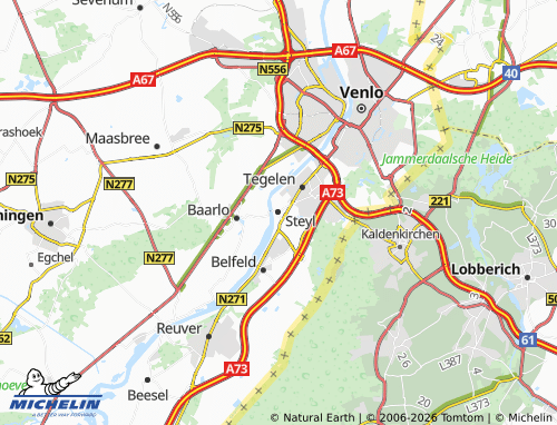 Carte MICHELIN Steyl - ViaMichelin