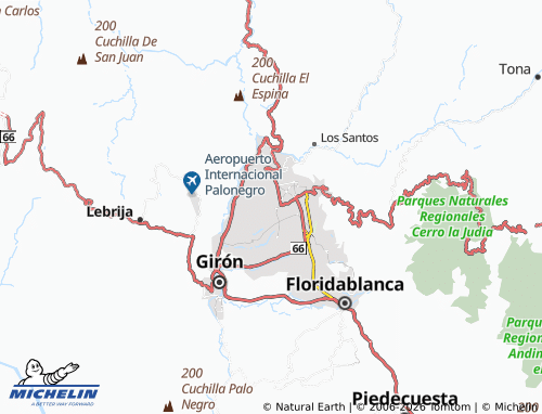 MICHELIN-Landkarte Girardot - ViaMichelin