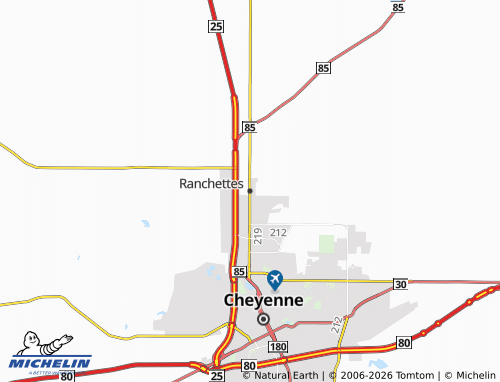 Mappa MICHELIN Ranchettes - ViaMichelin