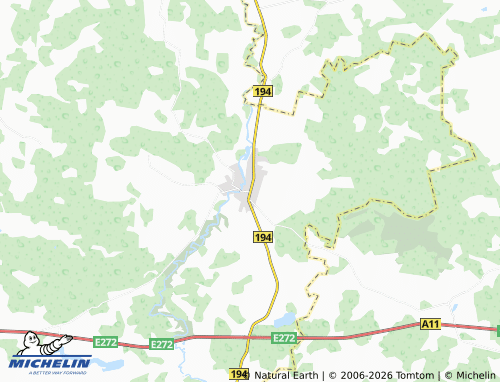 Mapa MICHELIN Tryškiai - ViaMichelin