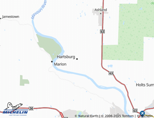 MICHELIN-Landkarte Hartsburg - ViaMichelin