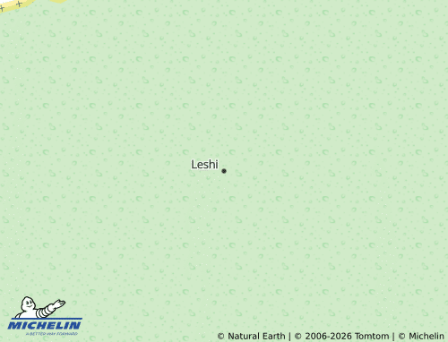 Mapa MICHELIN Leshi - ViaMichelin