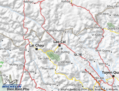 MICHELIN Lao Cai map - ViaMichelin