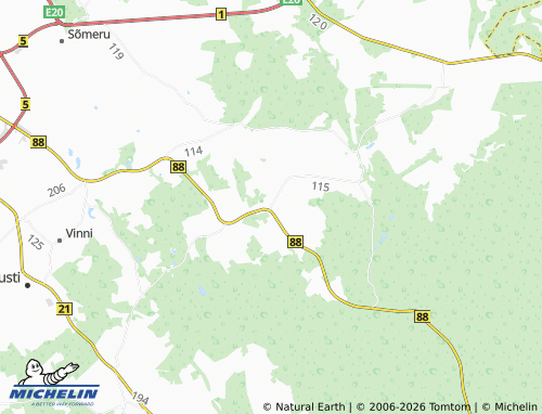 Carte MICHELIN Nurkse - ViaMichelin