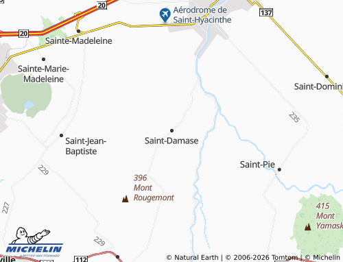Carte MICHELIN Saint-Damase - ViaMichelin