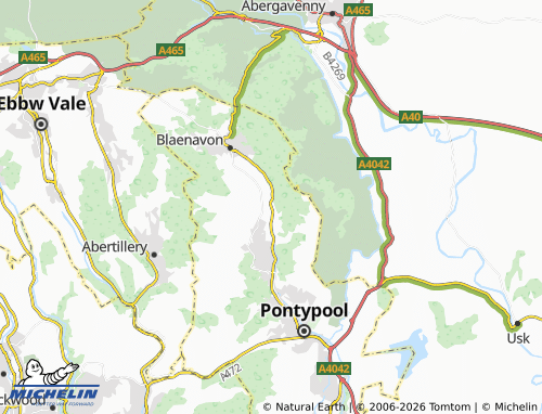 Mappa MICHELIN Cwmavon - ViaMichelin
