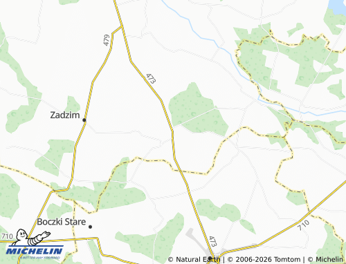 MICHELIN Zygry map - ViaMichelin