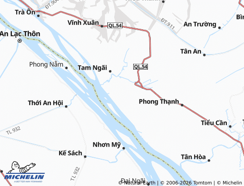 Mapa MICHELIN Hòa Tân - ViaMichelin