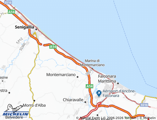 Kaart MICHELIN Lungomare - ViaMichelin