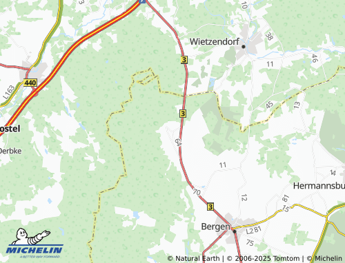 MICHELIN Becklingen map - ViaMichelin