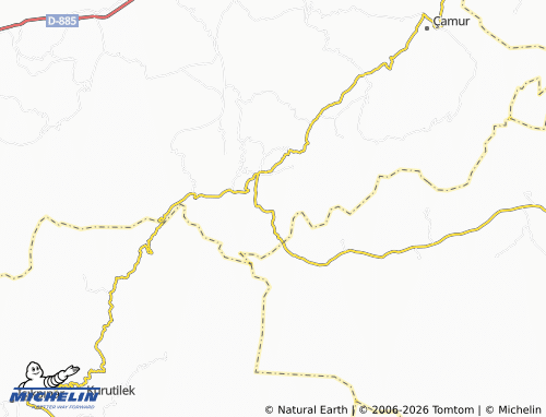 MICHELIN Devekorusu map - ViaMichelin