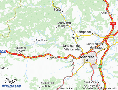 MICHELIN-Landkarte Canet de Fals - ViaMichelin