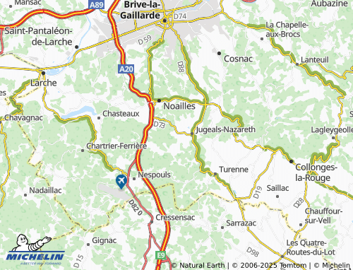 Mappa MICHELIN Malepeyre - ViaMichelin
